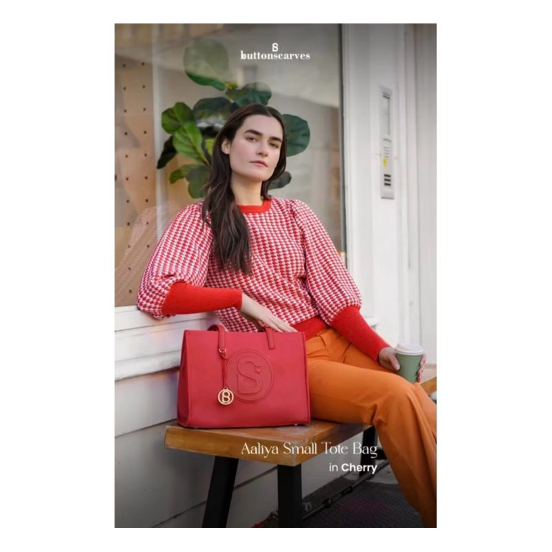 PL Aaliya Tote bag cherry idr.1.675.000 button scarves bs