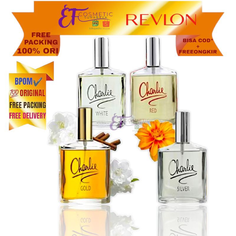 REVLON CHARLIE Fragrance Eau De Toilette 100ml - Parfum Wanita/Pria Dijamin ORIGINAL