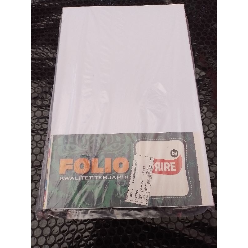 

Kertas Linen Putih Tebal Ukuran F4/Folio (100 Lembar)