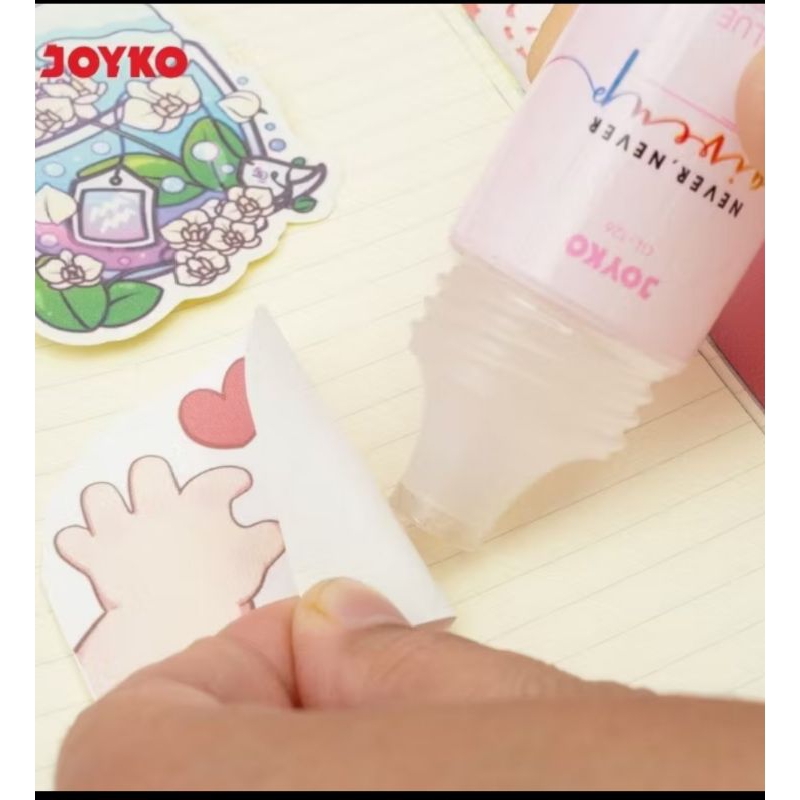 

Lem cair joyko 35ml /Lem kertas/Liquid glue (1 buah)