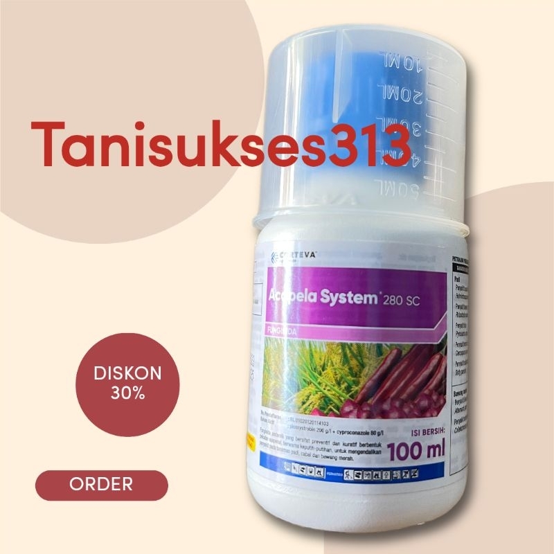 Fungisida acapela 100ml pembening padi Acapela system 100ml Pembasmi jamur acapela fungisida 100ml