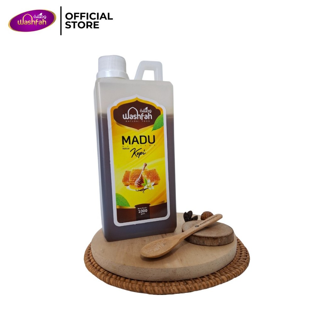 

Madu Kopi Asli nektar Murni Washfah 1 Kg