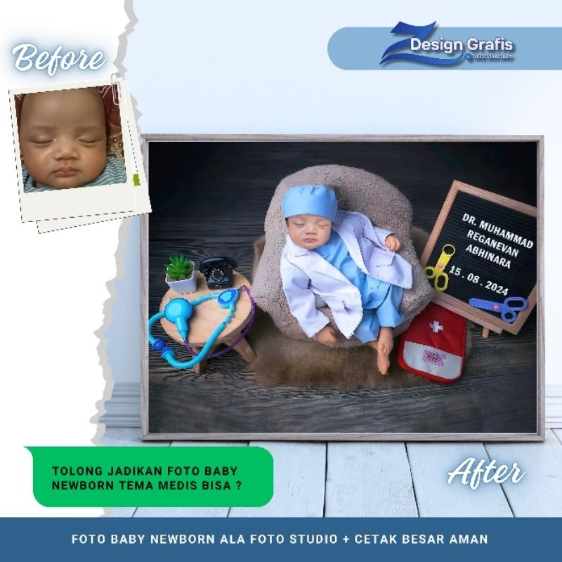 Cetak Foto Gratis | Edit Foto Baby Newborn | Edit Foto Bayi | Bayi Ala Studio Foto