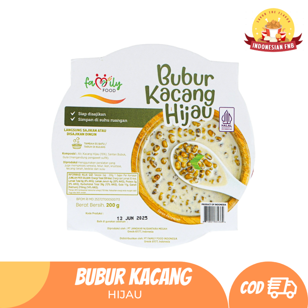 

Family Food - Bubur Kacang Hijau Kelezatan Bubur Kacang Hijau Siap Saji Praktik dan Lezat