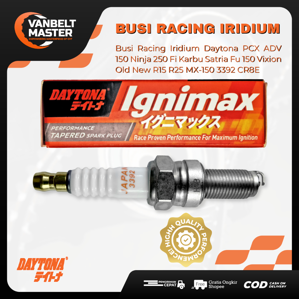 Busi Racing Vario Satria FU Vixion Old New Ninja 250 Fi Karbu Jupiter MX Thunder 125 PCX ADV R15 R25