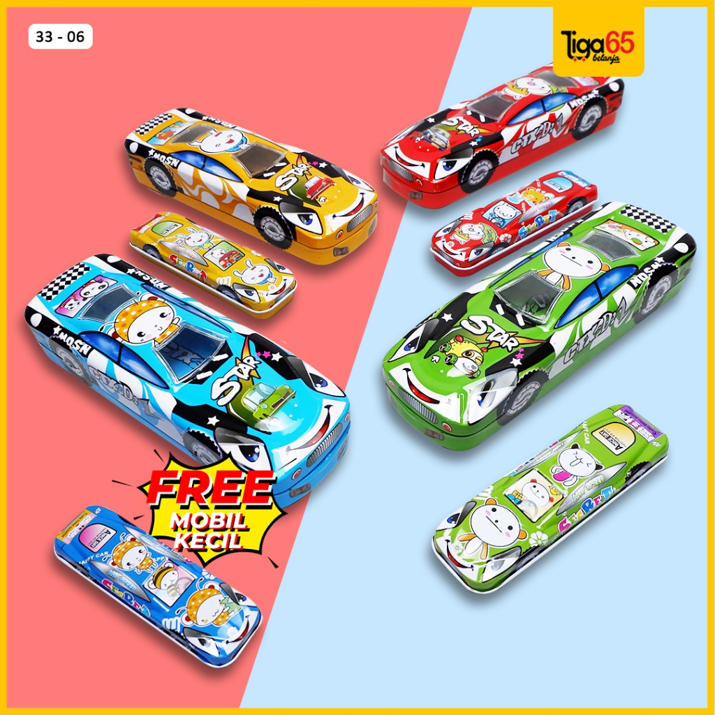 

Kotak Pensil Kaleng Mobil 2 Susun / Pensil Case / Tempat Pensil / Tempat Pensil 3306