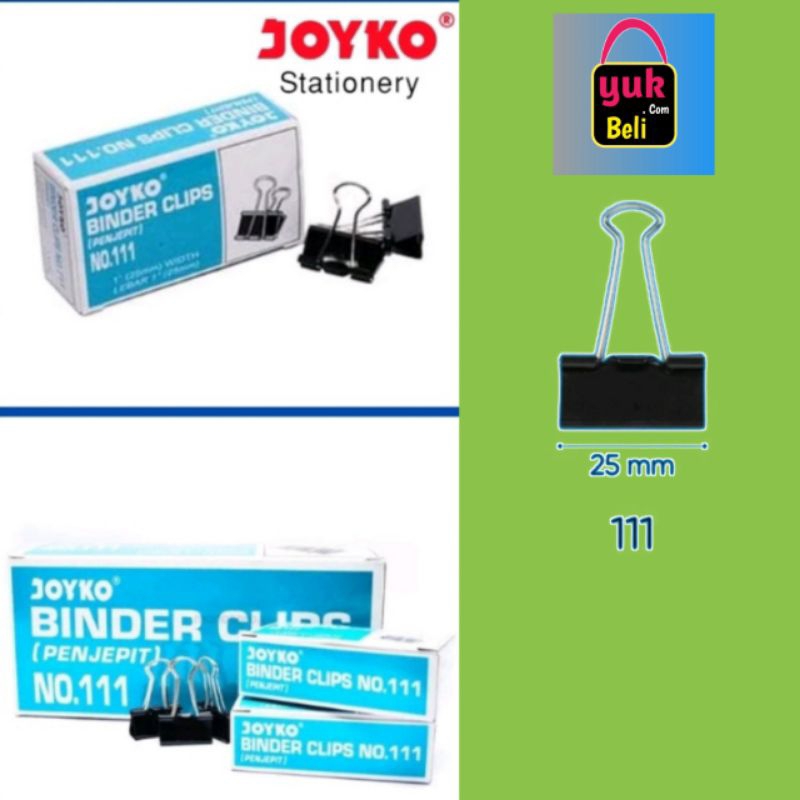 

Binder Clip Joyko - Penjepit kertas Stationery