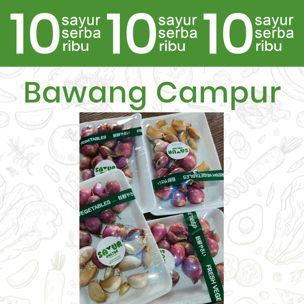

Bawang Campur / bawang pack / sayur bawang (berat 200 gram)