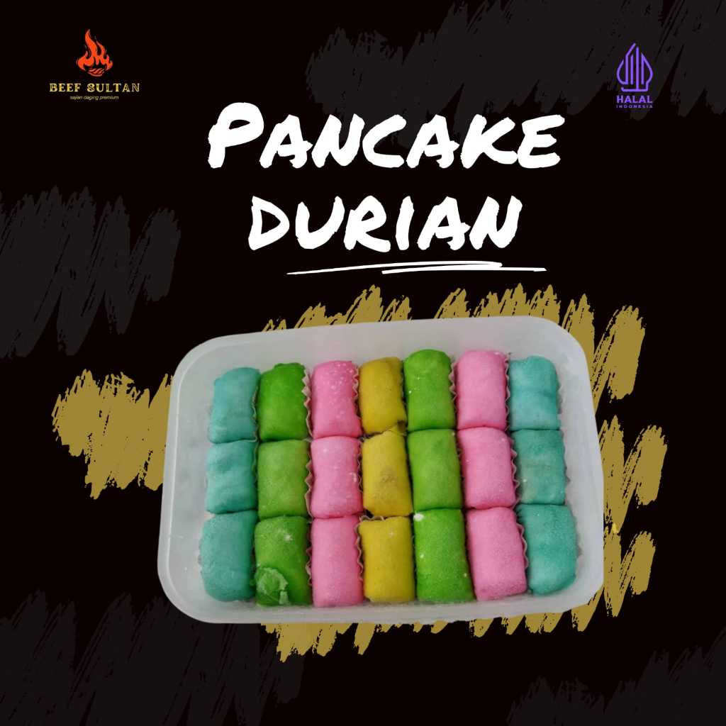 

Pancake Durian Mini Box | Pancake Durian Medan Premium | Pancake Durian Rainbow Mini | Pancake Durian Pelangi Frozen | Pancake Durian Asli | Makanan Segar Beku | Olahan Buah Durian Frozen | Kue Olahan Durian | Pancake Duren Medan