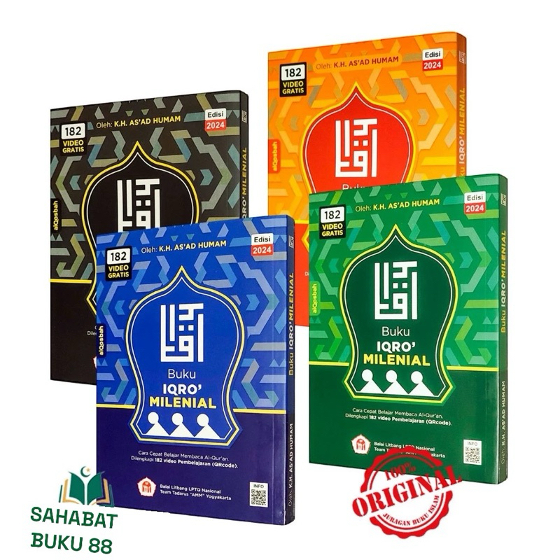 Buku Iqro Edisi Milenial Berwarna