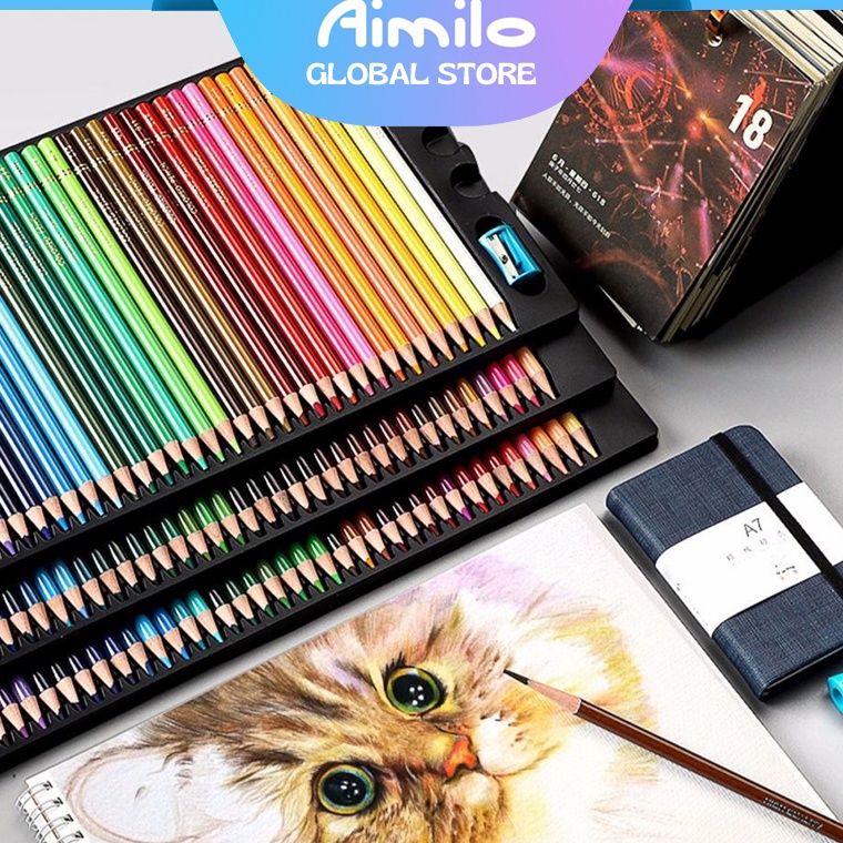 

KODE O29S Aimilo High Grade Oil Pencil Color Pensil Warna Minyak 487212 Warna