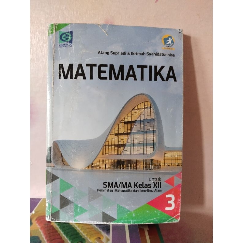 buku matematika kelas 12 XII 3 sma ma grafindo edisi 2022