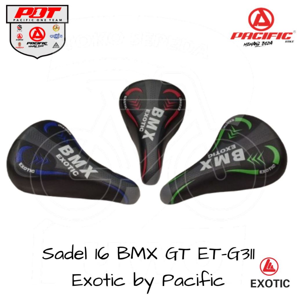 SADDLE EXOTIC ET G311 Sadel Jok Sepeda Sepedah Bmx Anak 12 16 18 Murah Empuk Awet