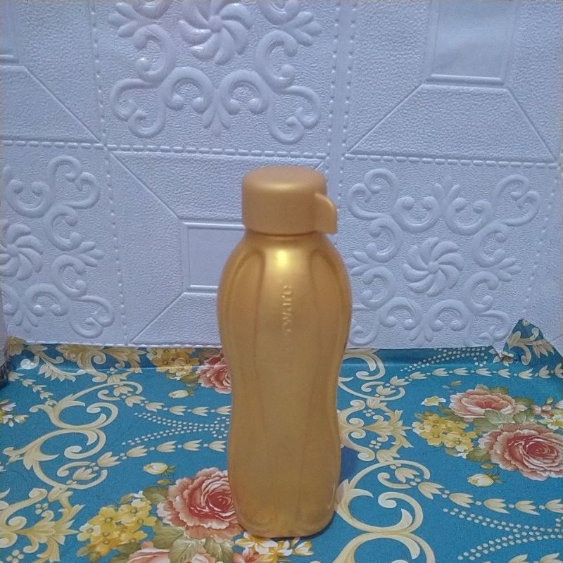 ECO BOTOL 500ML WARNA EMAS/ GOLD TUPPERWARE PL