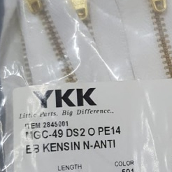 Ritsleting / resleting / zipper MGC-49 6 in (15cm) untuk celana jeans levis 1DZ = 12 PCS merk YKK