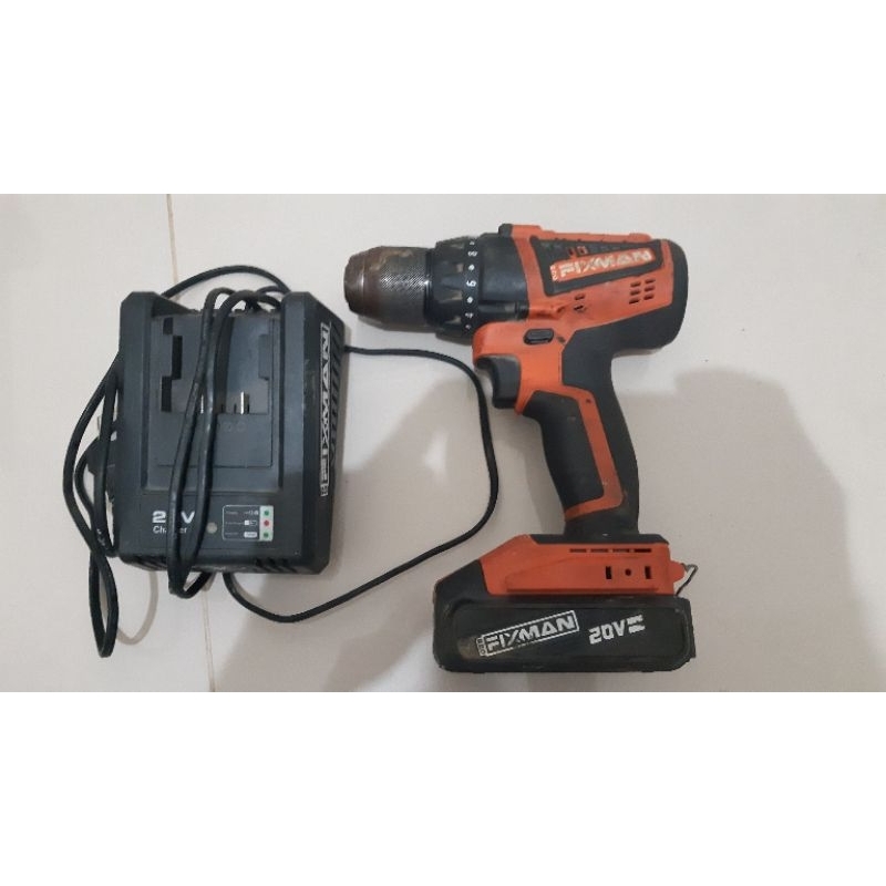 Bor Baterai Fixman 20v Beton Drill Bekas