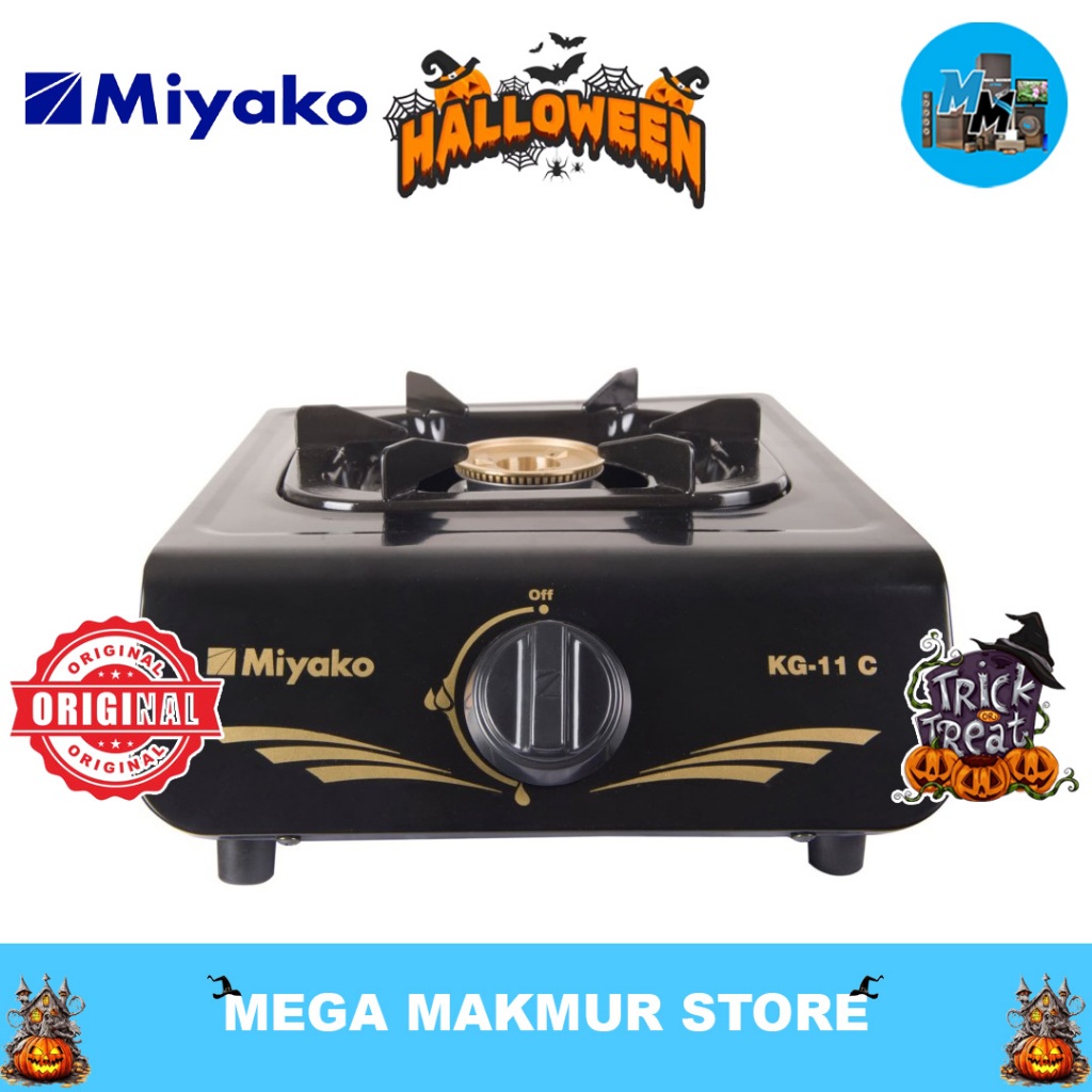 Miyako Kompor Gas KG-11C 1 Tungku Dilengkapi Selang Gas