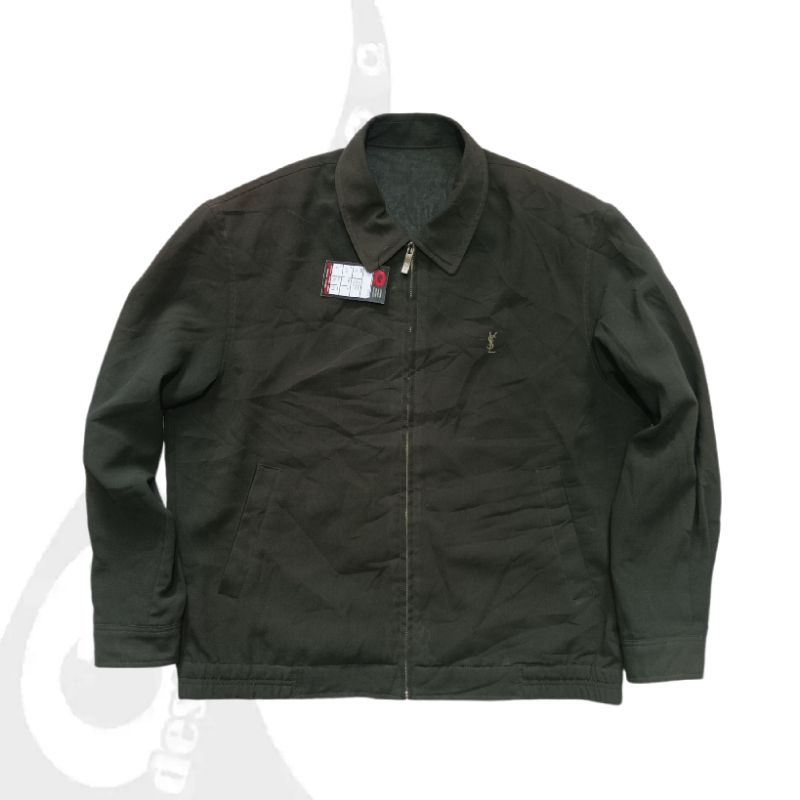 vintage jaket ysl harrington