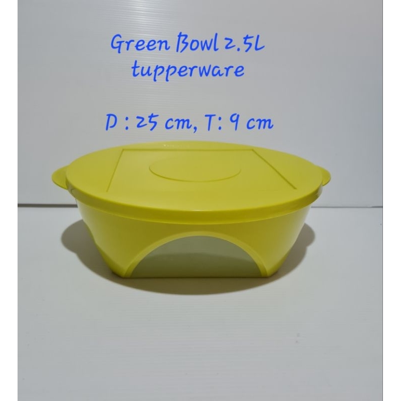 Green Bowl 2.5L tupperware