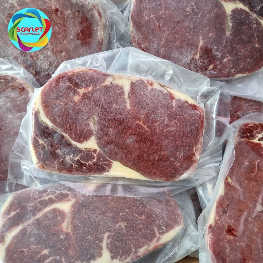 

AUS Ribeye Steak Daging Sapi Australian Beef 100% 200gr