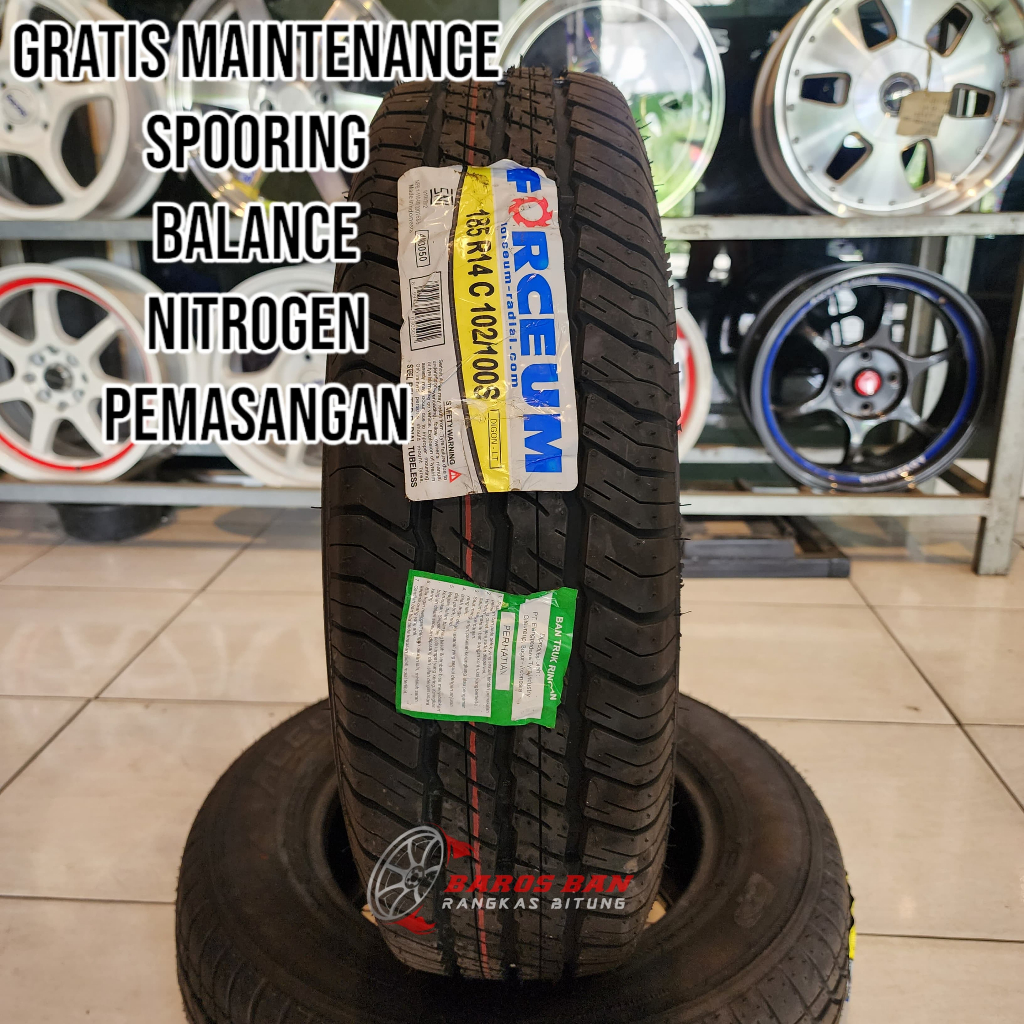 Ban murah ring 14 forceum digon Lt 185 R14 tubles |ban mobil pick up R14