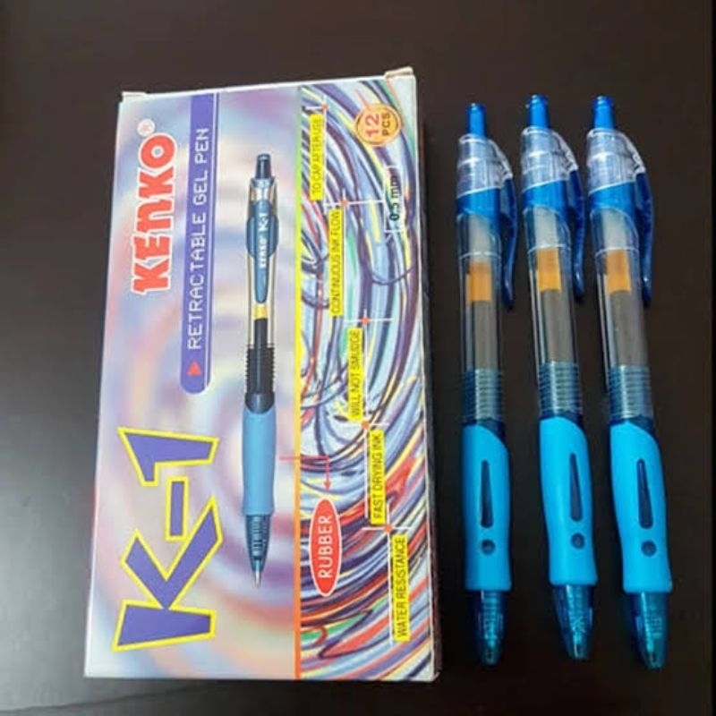 

pulpen kenko geal K-1 0,5/pulpen ballpoint kenko K-1 0,5 ( perbiji )