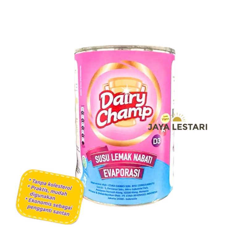 

Dairy Champ Evaporasi Kaleng (390g)