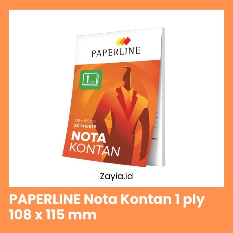 

PAPERLINE Nota Kontan 1 Ply Tebal Nota 108 mm x 115 mm