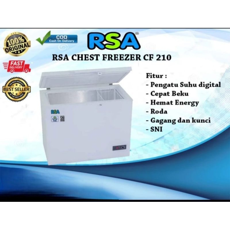Freezer Box RSA CF 210 Chest Freezer 199 Liter