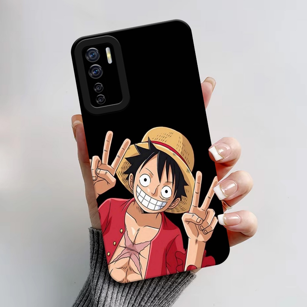 Case Oppo Reno 3 - Softcase Oppo Reno 3 Motif MONKEY D LUFFY - Case Pro Camera - Case Hp Oppo Reno 3