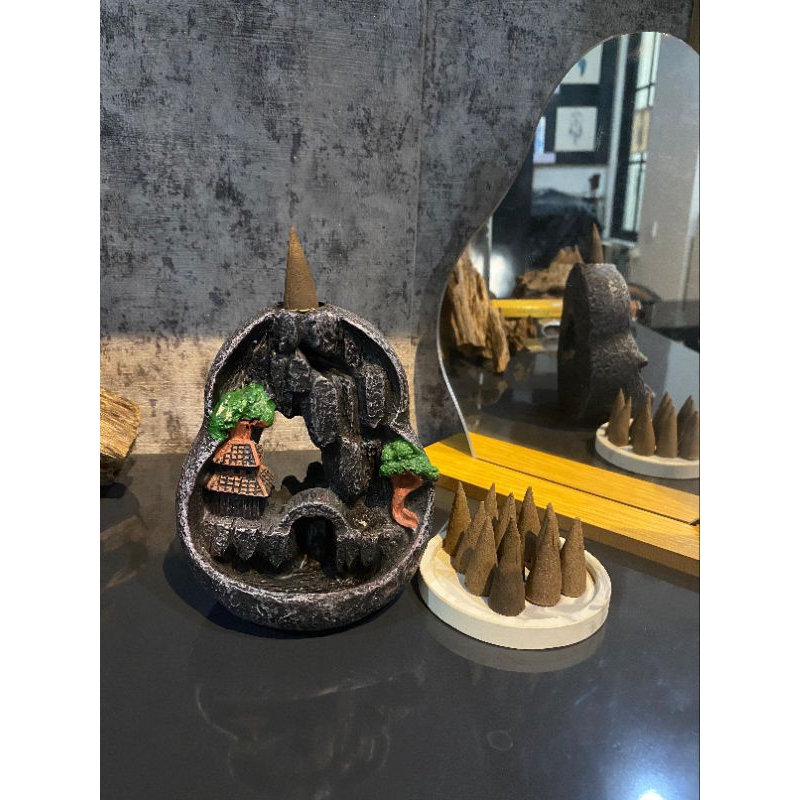 Aromatherapy Dupa Gaharu Kerucut Asap Bawah Set Prapen