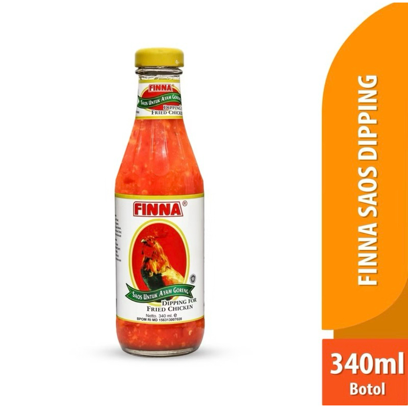 

Finna Sauce Bangkok / Dipping Sauce for Chicken / Saus Ayam Goreng / Saus Sambal Bangkok Pedas Manis / Saus Cocolan Dimsum / Saus Gacoan 340ml