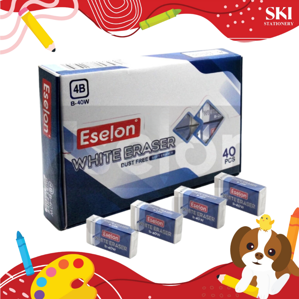 

Penghapus Pensil Putih / Stip Putih Kecil / Eraser Eselon