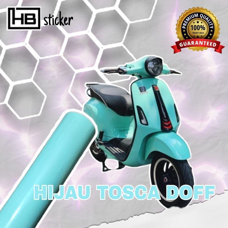 Skotlet Hijau tosca doff untuk motor dan mobil kualitas premium