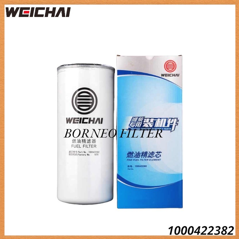 1000422382 Weichai Genuine Fuel Filter 612630080087 60327522 800162637 R010018 FF5740 BF9817 FC-7109