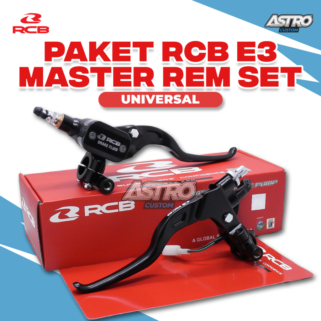 Master Rem RCB Kanan E3 14 MM Handle Rem Kiri E2 Vario 125 150 Beat Fi Scoopy Fi Deluxe Genio Racing
