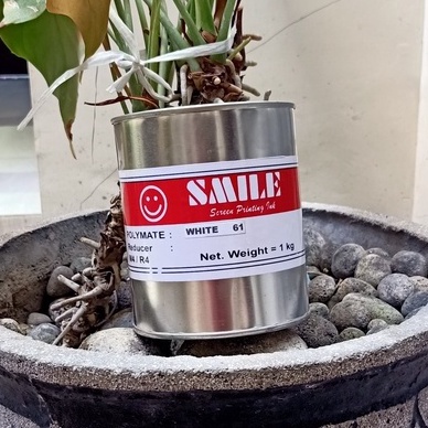 

White 61 TintaCat Sablon Plastik SMILE POLYMATE 1 kg