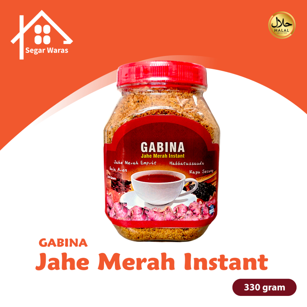

GABINA Jahe Merah Emprit Gula Aren | 330 Gram