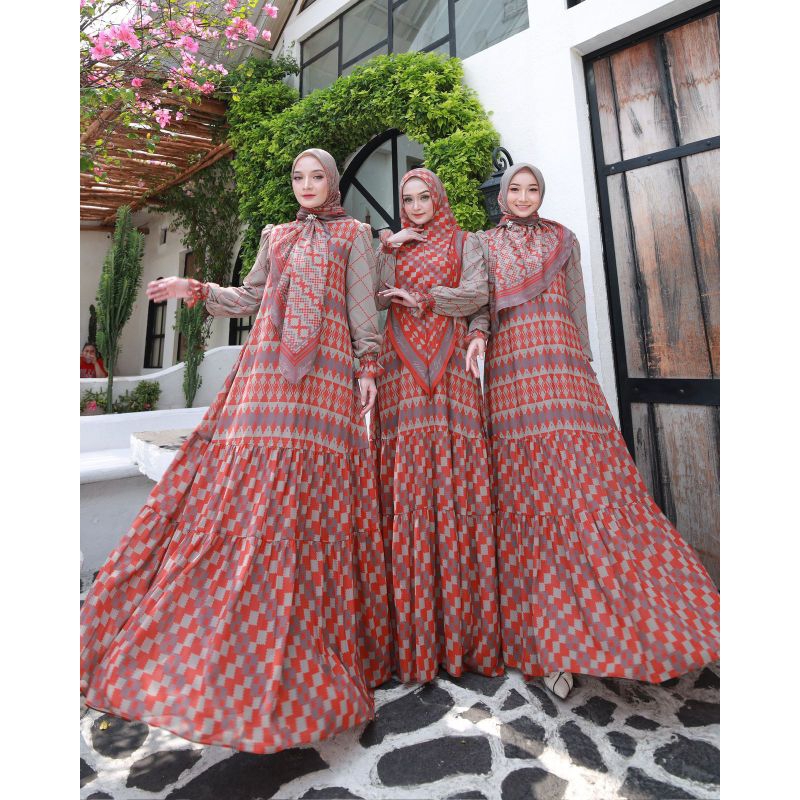 Set Gamis Haliza Syar'i Haliza Style | Gamis Ayda Series by Haliza Syar'i Haliza Style