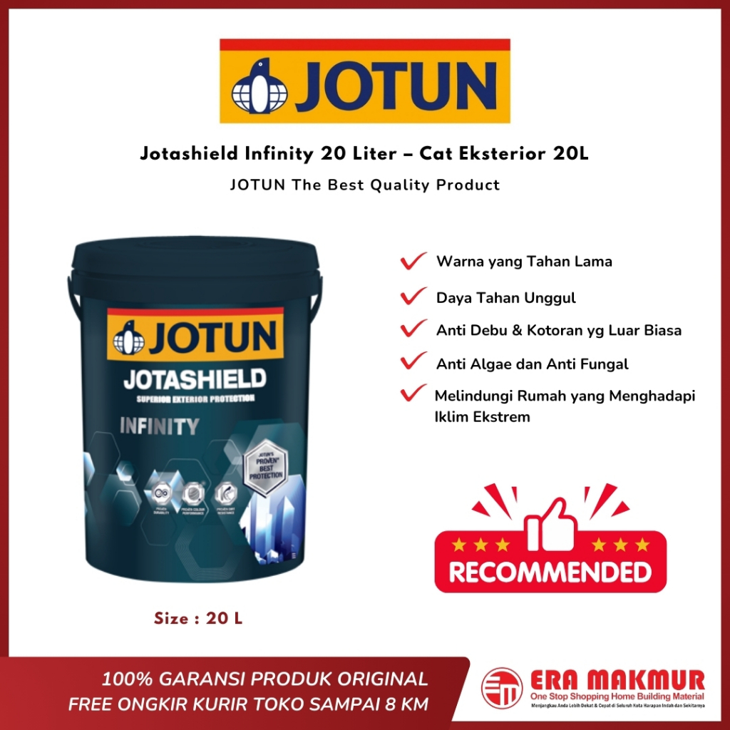 JOTUN – Cat Jotashield Infinity 20 Liter – Cat Eksterior 20L