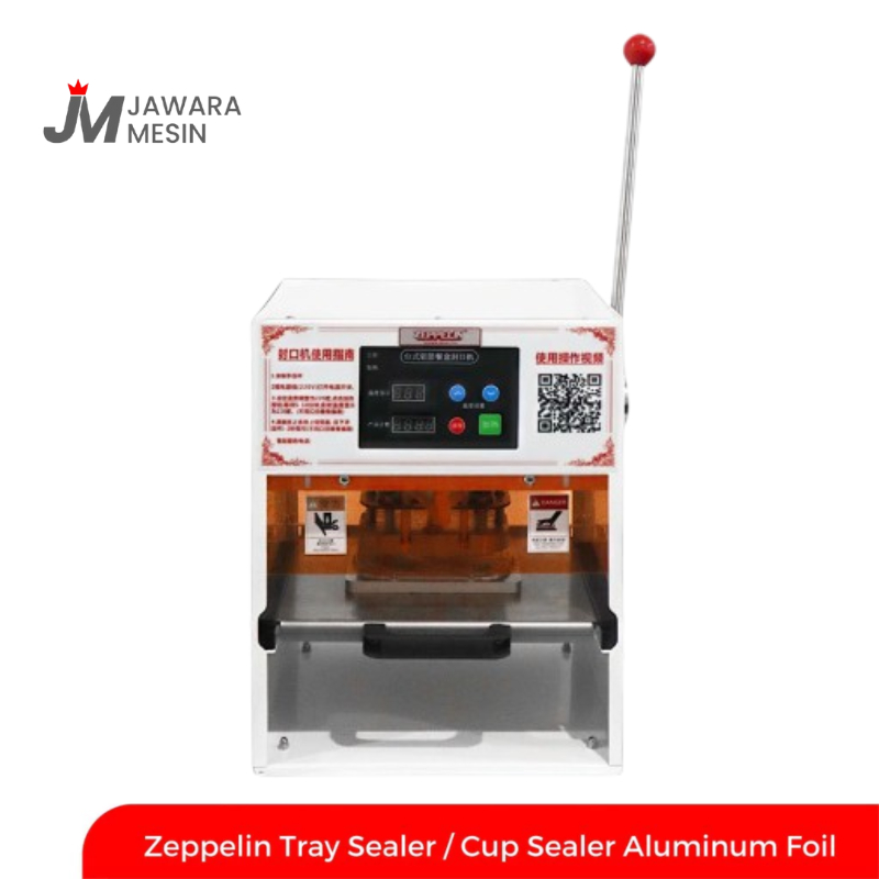 Zeppelin Tray Sealer / Cup Sealer Aluminum Foil