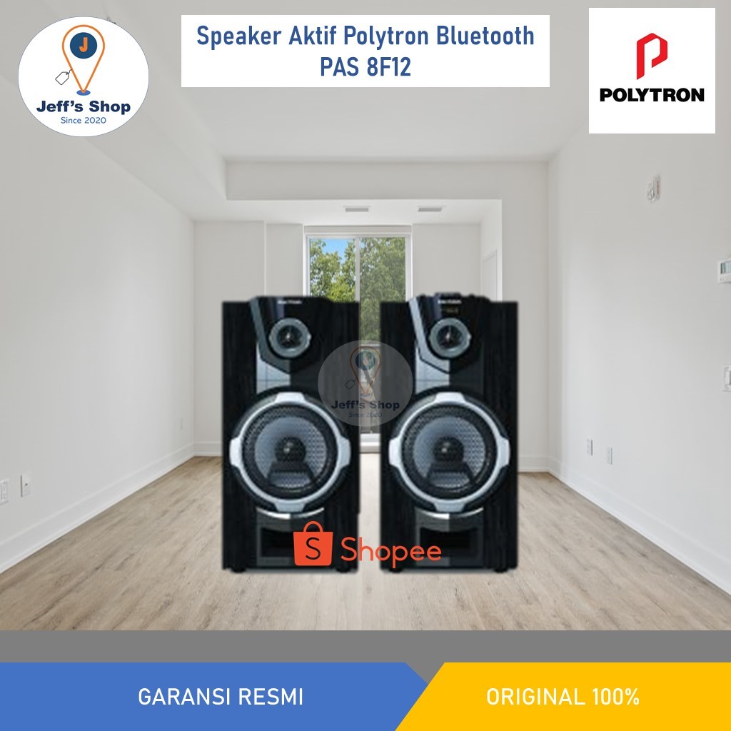 Polytron Speaker Aktif Bluetooth [Woofer 8 Inch] PAS 8F12