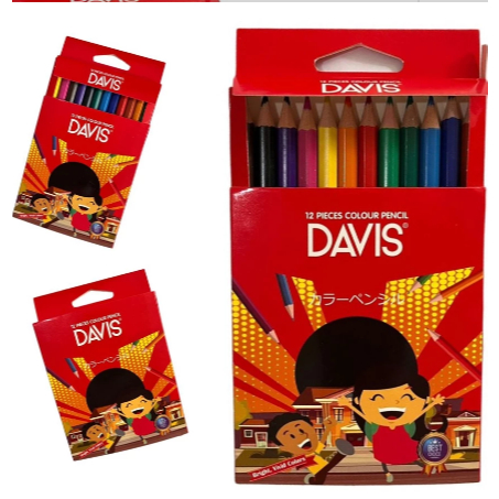 

Pensil Warna Davis 12w Pendek Stationery / Alat Menggambar Anak Crayon Pencil