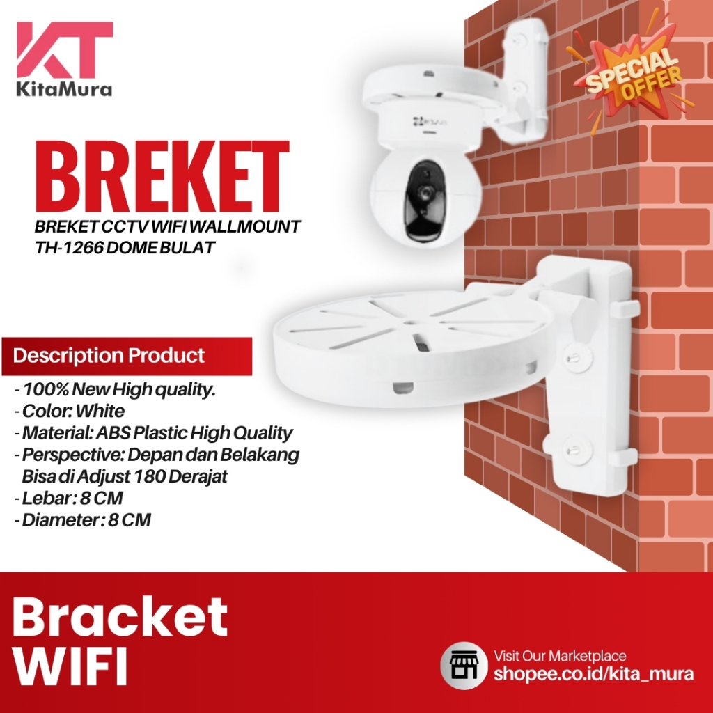 Bracket IP Camera Dome || Bracket CCTV Camera Dome Indoor