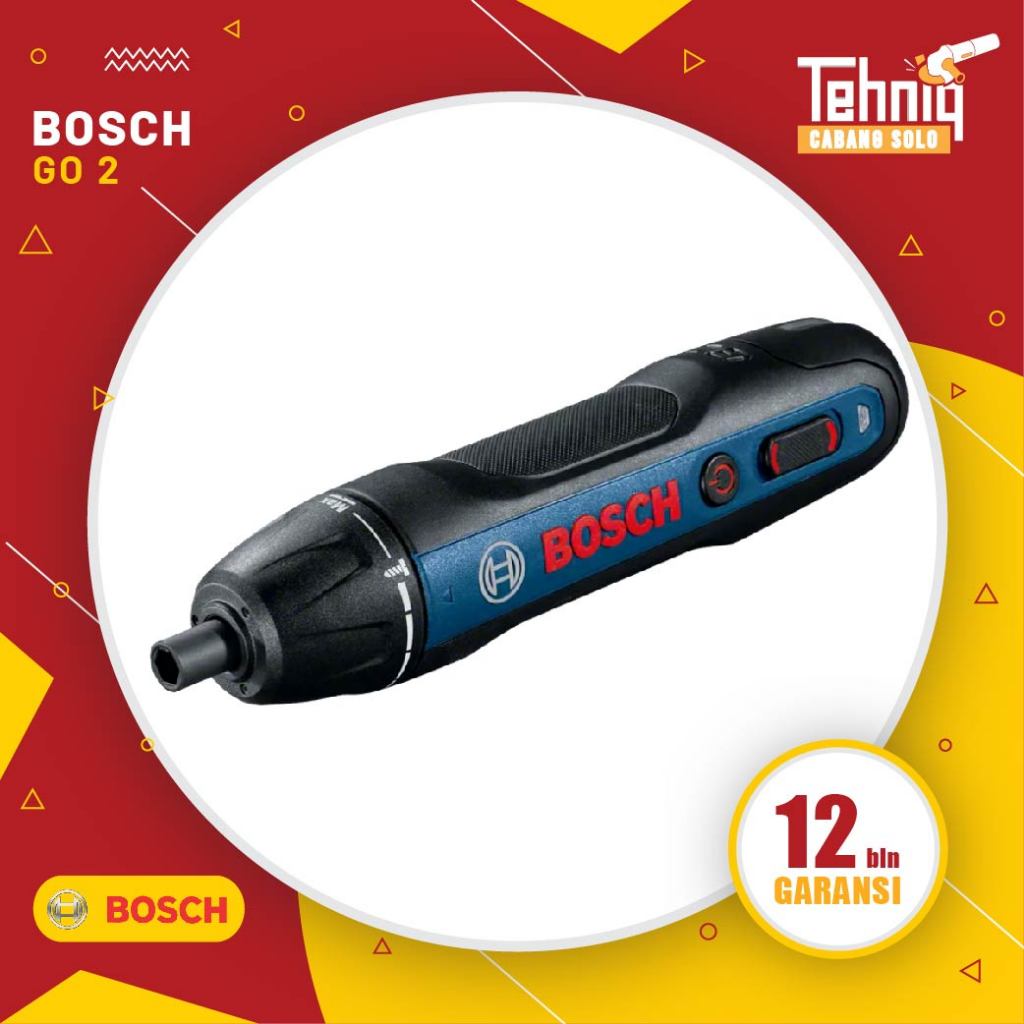 Bosch Cordless Screwdriver Bosch Go 2 Bor Sekrup Baterai Bosch Go Gen 2
