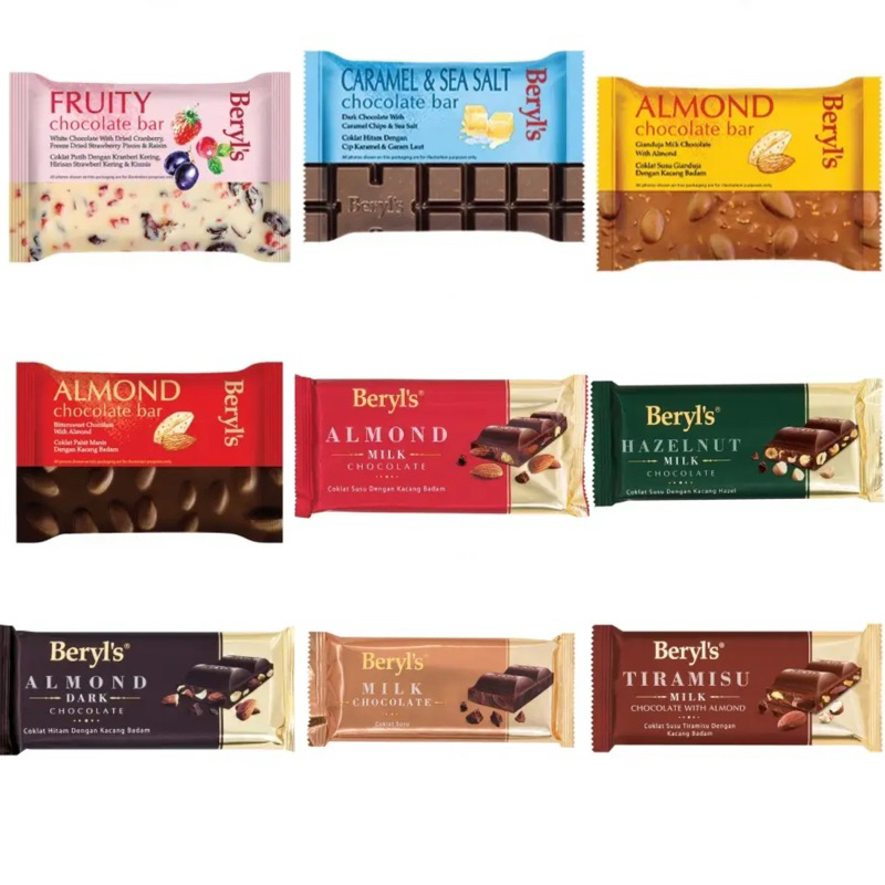 

BERYLS CHOCOLATE BAR ALMOND TIRAMIUS STRABERRY