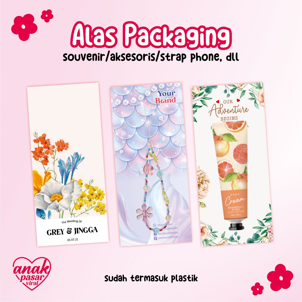 

ALAS STRAP PHONE ❤ ALAS PANJANG ❤ ALAS SOUVENIR + PLASTIK ❤ ALAS KALUNG ❤ ALAS PACKAGING ❤ ALAS PACKING ❤ ALAS HAND CREAM