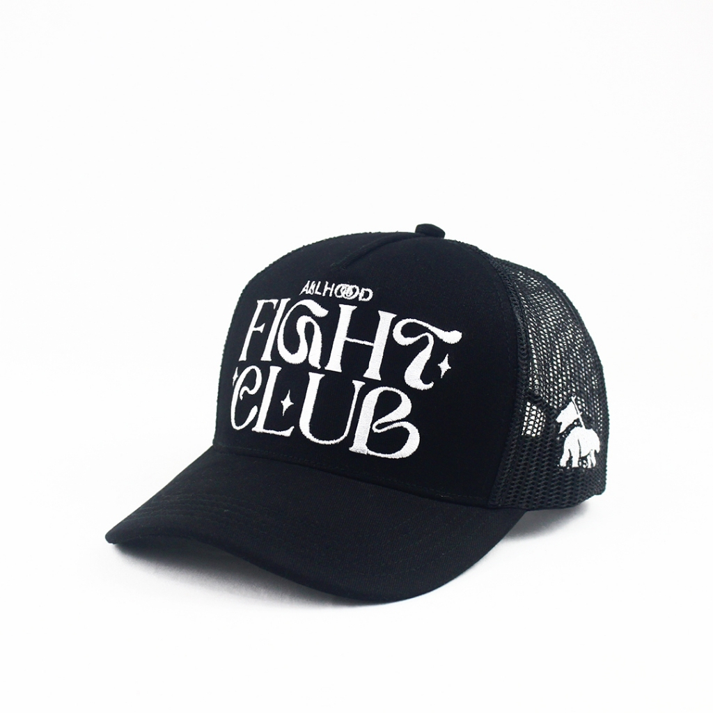 TOPI TRUCKER BORDIR ALLHOOD - FIGHT CLUB / Topi Bisbal / Topi Original Clothing / Topi Premium