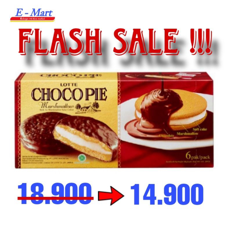 

CHOCO PIE Marshmallow Soft Cake 6 x 28 g