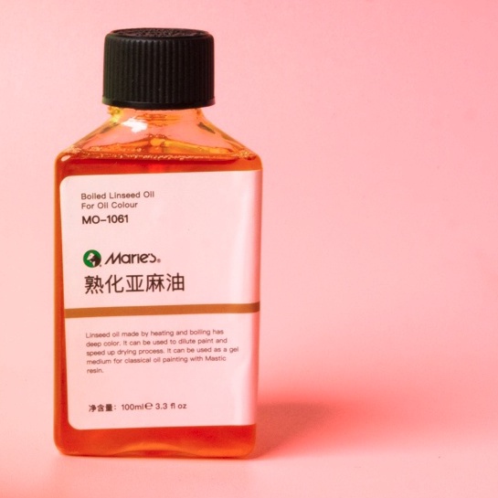 

MARIES Boiled Linseed Oil 1 Ml Mo161 Cairan Pencampur Cat Minyak